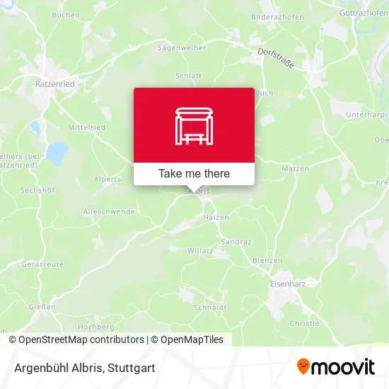 Карта Argenbühl Albris
