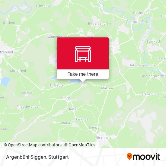 Argenbühl Siggen map