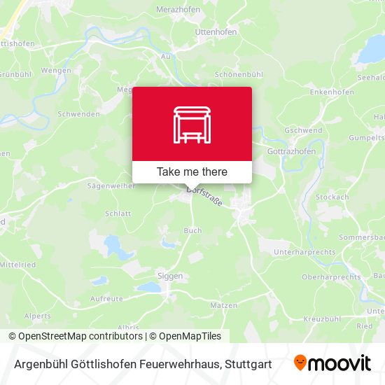 Карта Argenbühl Göttlishofen Feuerwehrhaus