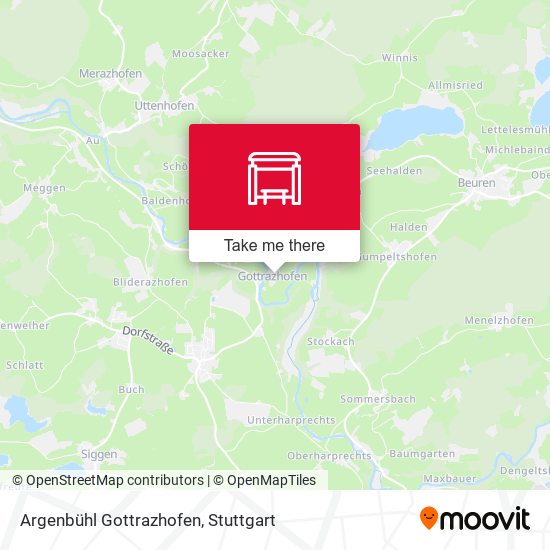 Argenbühl Gottrazhofen map