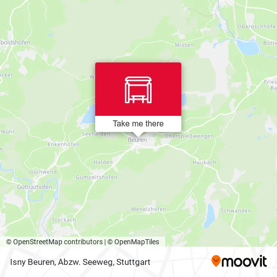 Карта Isny Beuren, Abzw. Seeweg