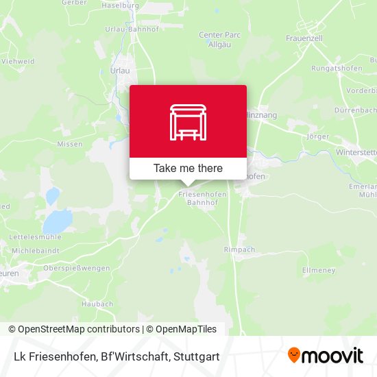 Lk Friesenhofen, Bf'Wirtschaft map