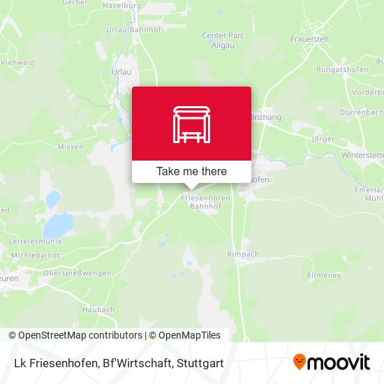 Lk Friesenhofen, Bf'Wirtschaft map