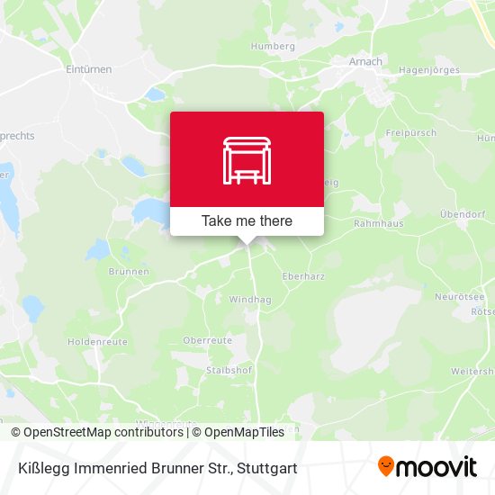 Карта Kißlegg Immenried Brunner Str.