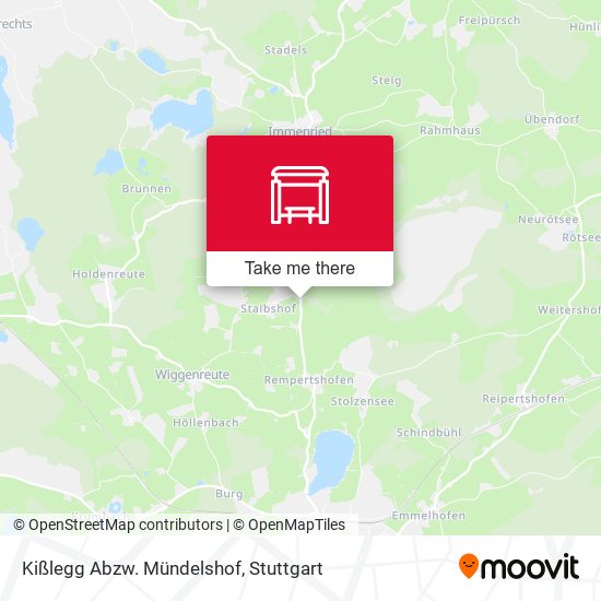 Kißlegg Abzw. Mündelshof map