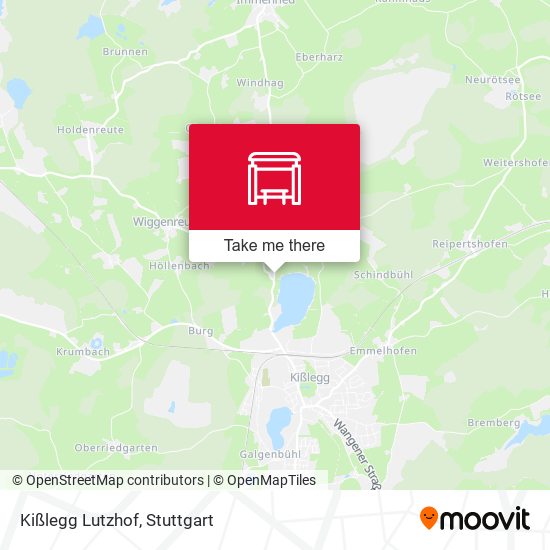 Kißlegg Lutzhof map