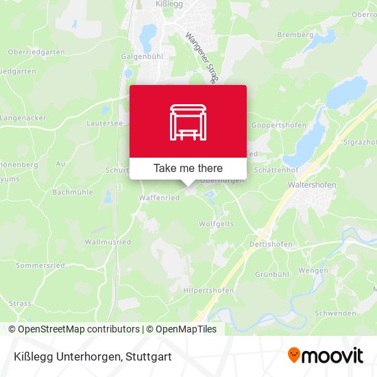Kißlegg Unterhorgen map