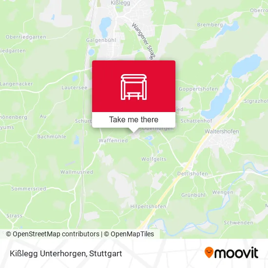 Карта Kißlegg Unterhorgen