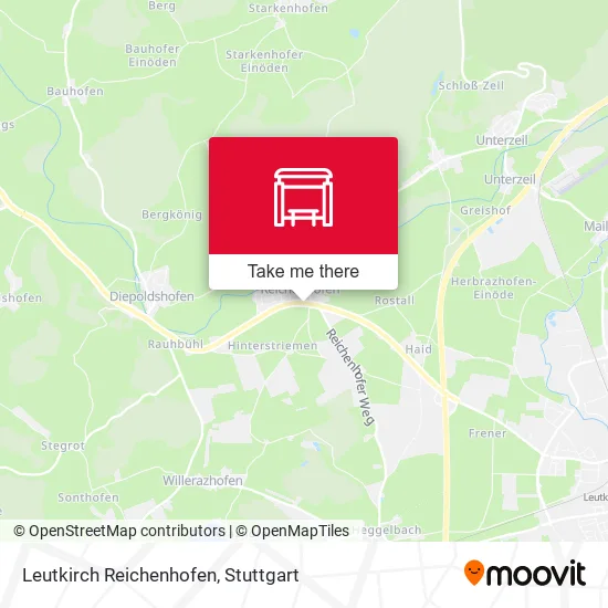 Leutkirch Reichenhofen map