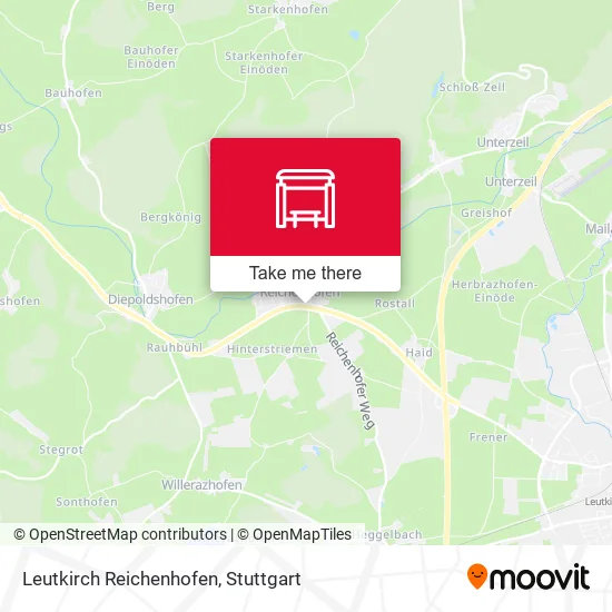 Leutkirch Reichenhofen map