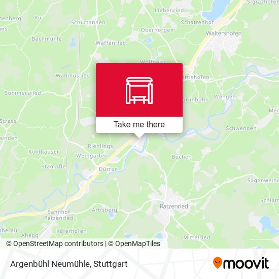 Argenbühl Neumühle map