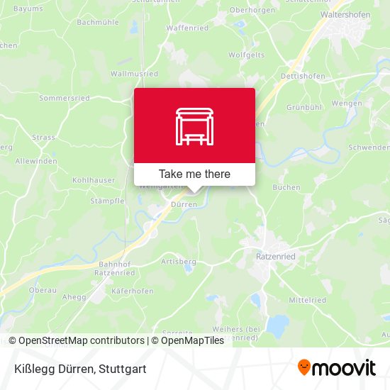 Карта Kißlegg Dürren