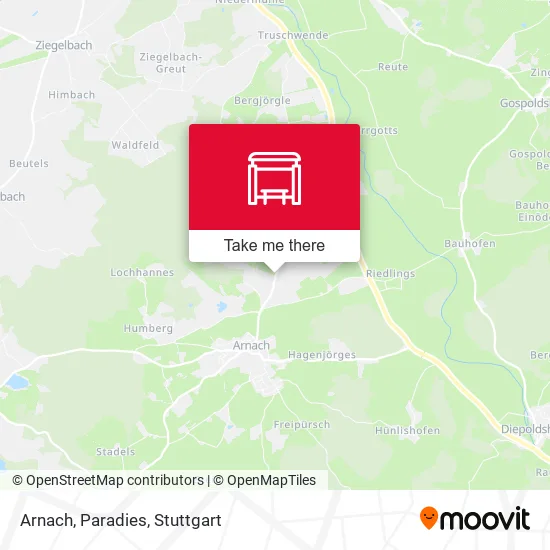 Arnach, Paradies map