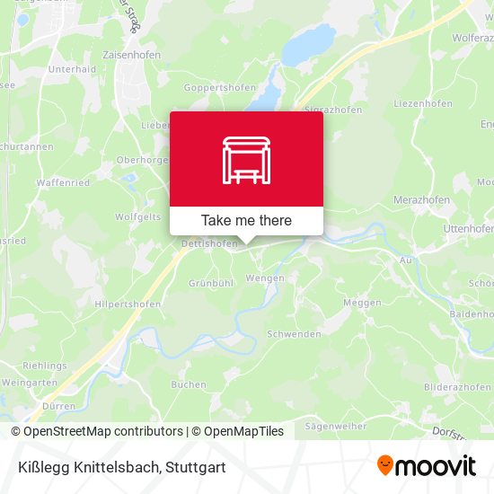 Kißlegg Knittelsbach map