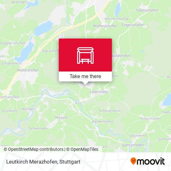 Leutkirch Merazhofen map