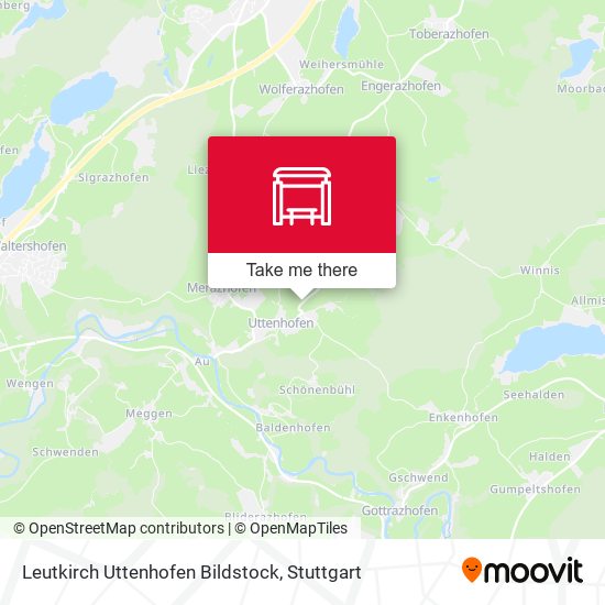 Карта Leutkirch Uttenhofen Bildstock