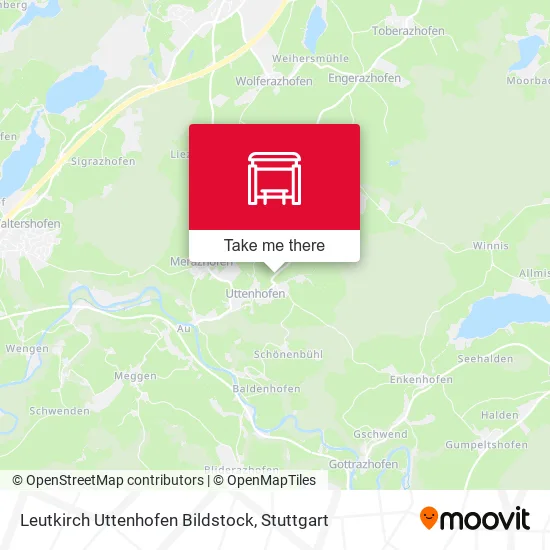 Карта Leutkirch Uttenhofen Bildstock