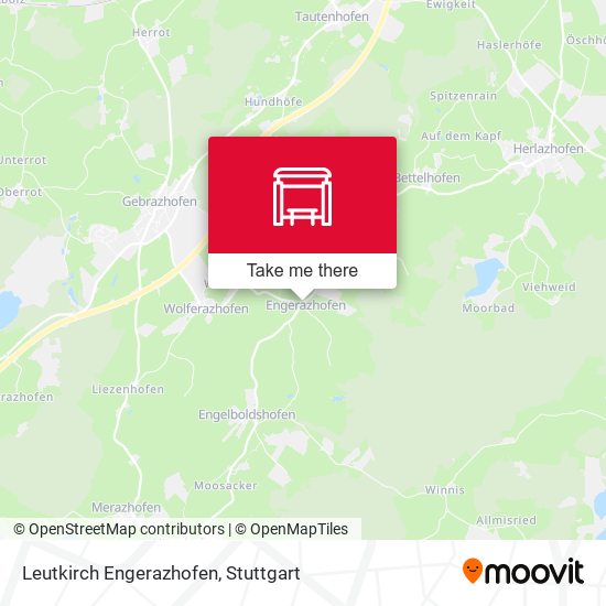Leutkirch Engerazhofen map