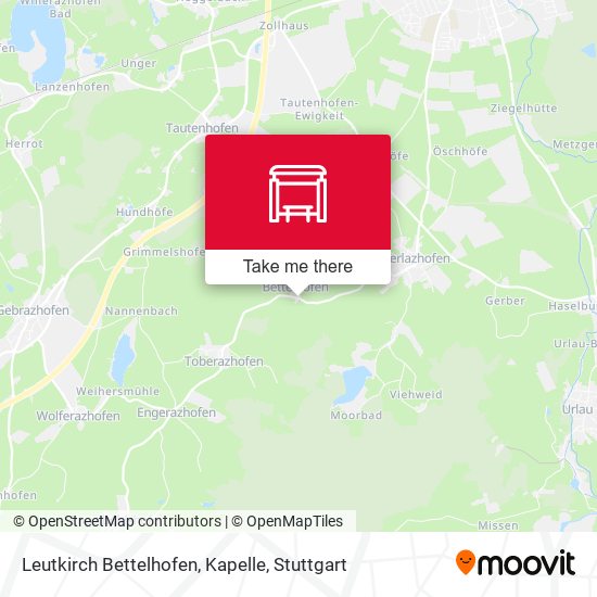 Leutkirch Bettelhofen, Kapelle map
