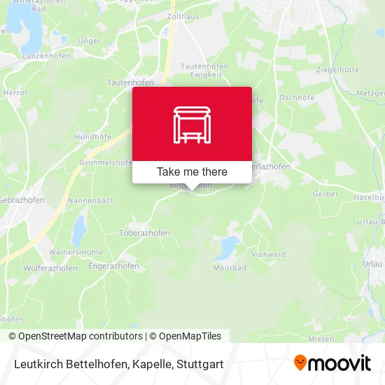 Карта Leutkirch Bettelhofen, Kapelle