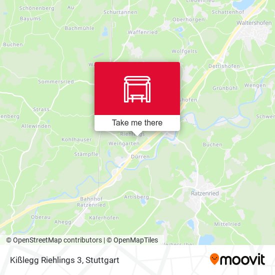 Kißlegg Riehlings 3 map