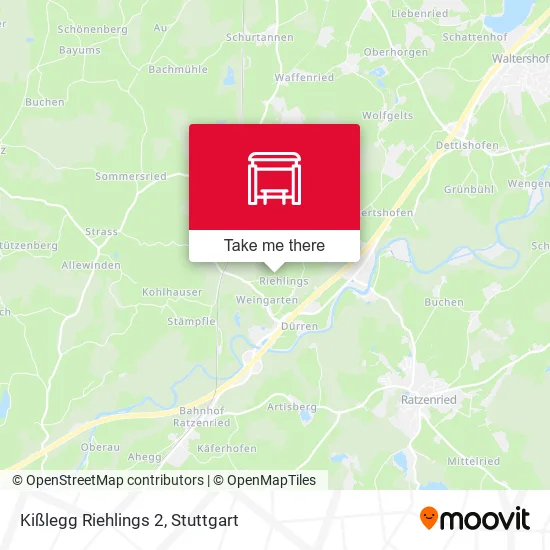 Карта Kißlegg Riehlings 2