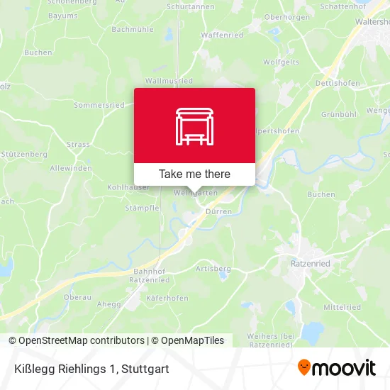 Карта Kißlegg Riehlings 1