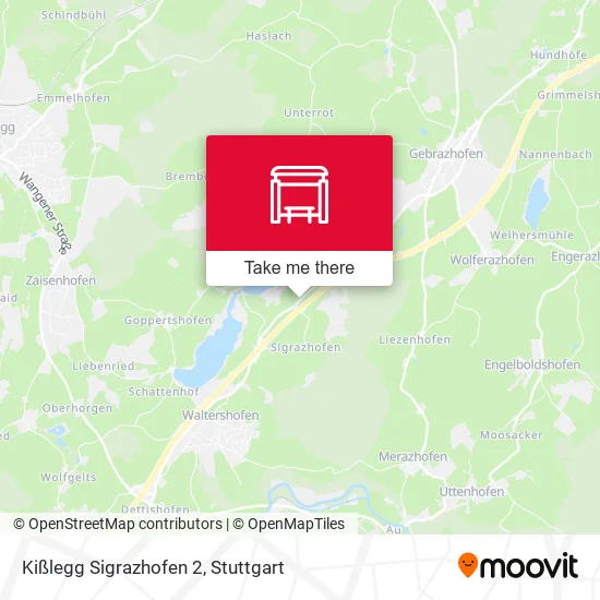 Карта Kißlegg Sigrazhofen 2