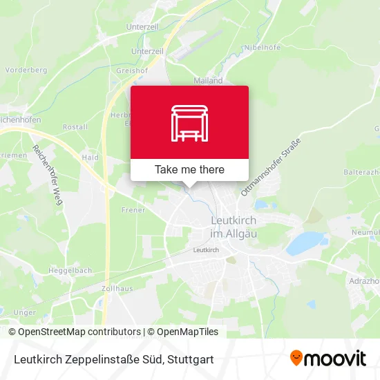 Карта Leutkirch Zeppelinstaße Süd