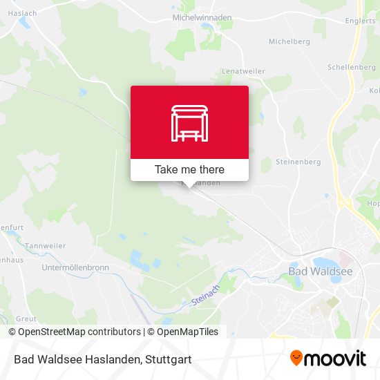 Bad Waldsee Haslanden map