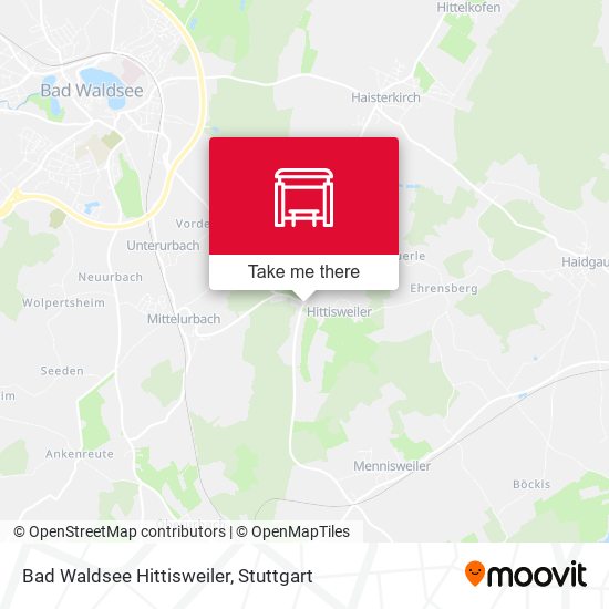Карта Bad Waldsee Hittisweiler