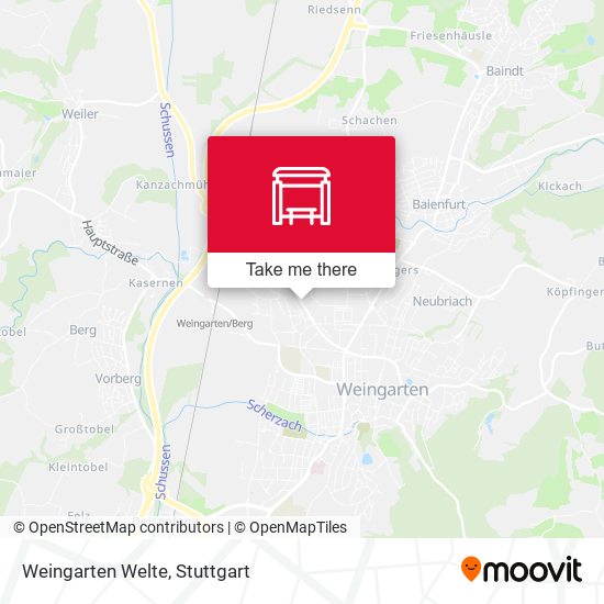 Карта Weingarten Welte
