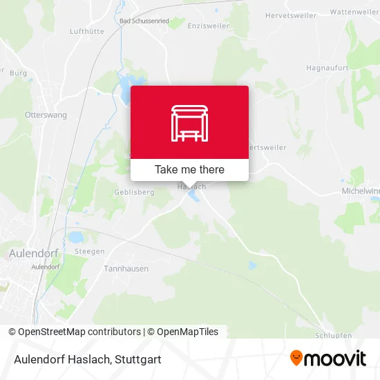 Карта Aulendorf Haslach