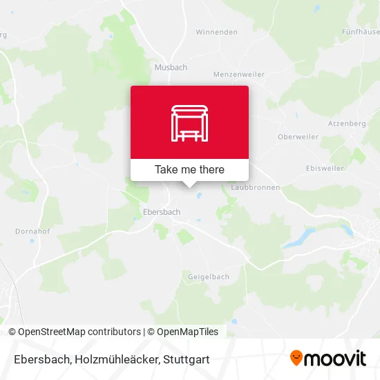 Карта Ebersbach, Holzmühleäcker