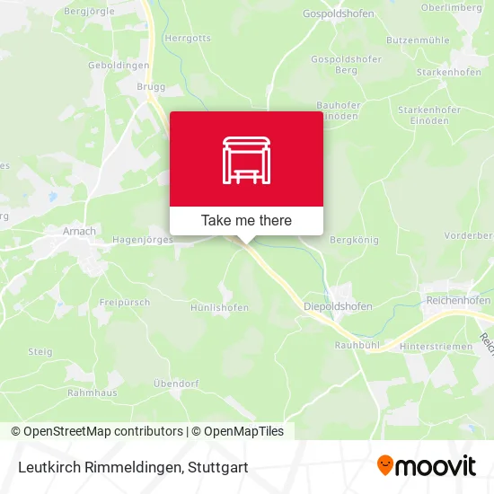 Карта Leutkirch Rimmeldingen