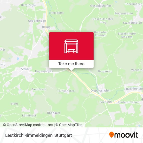 Карта Leutkirch Rimmeldingen