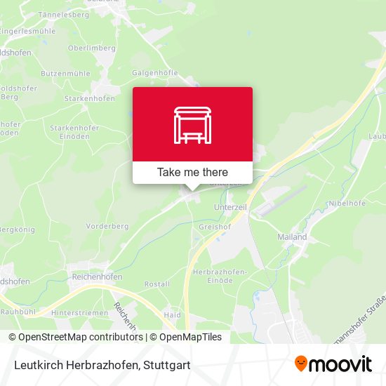 Карта Leutkirch Herbrazhofen