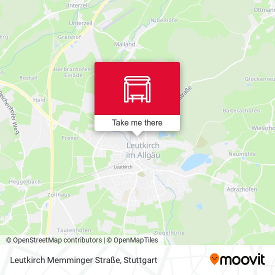 Leutkirch Memminger Straße map