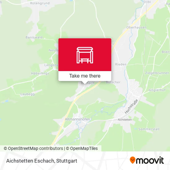 Карта Aichstetten Eschach