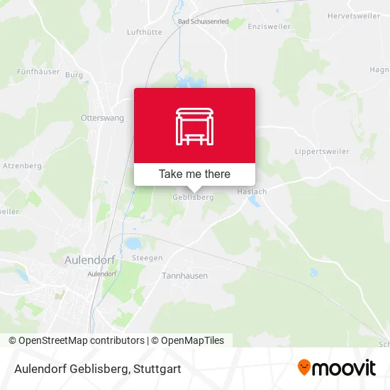 Карта Aulendorf Geblisberg