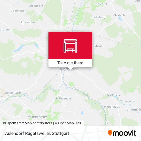 Карта Aulendorf Rugetsweiler
