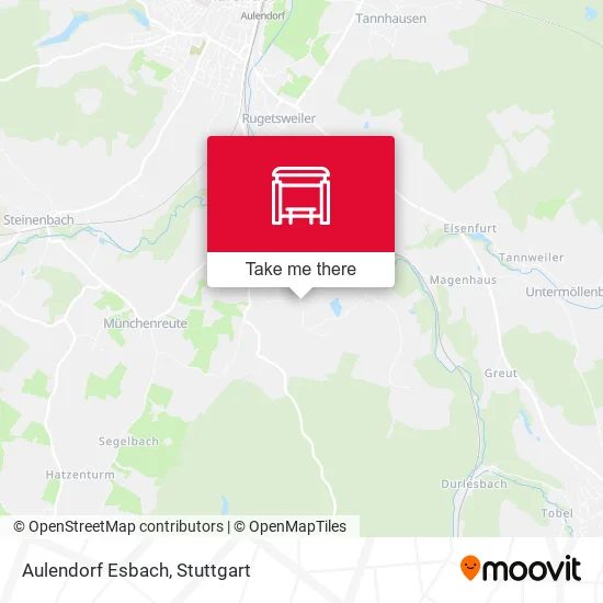 Карта Aulendorf Esbach