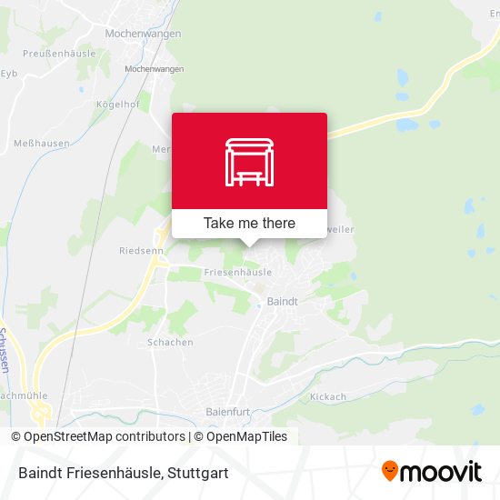 Baindt Friesenhäusle map