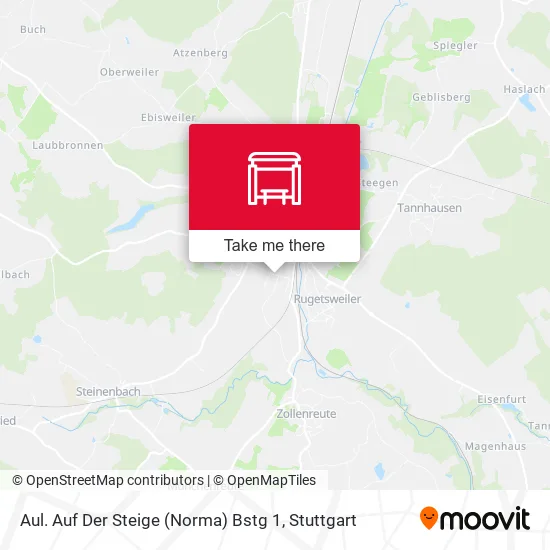Карта Aul. Auf Der Steige (Norma) Bstg 1
