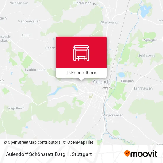 Карта Aulendorf Schönstatt Bstg 1