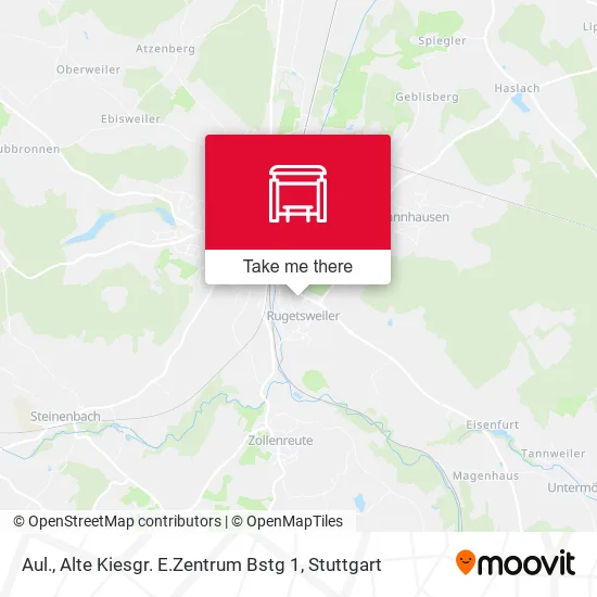 Карта Aul., Alte Kiesgr. E.Zentrum Bstg 1