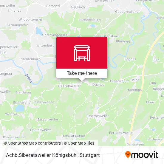 Карта Achb.Siberatsweiler Königsbühl