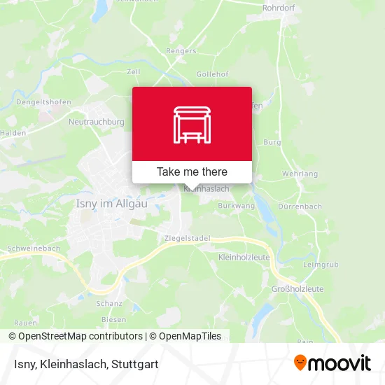 Карта Isny, Kleinhaslach