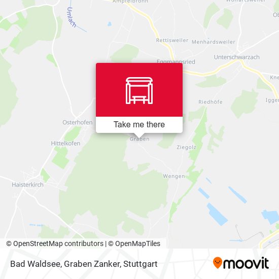 Bad Waldsee, Graben Zanker map