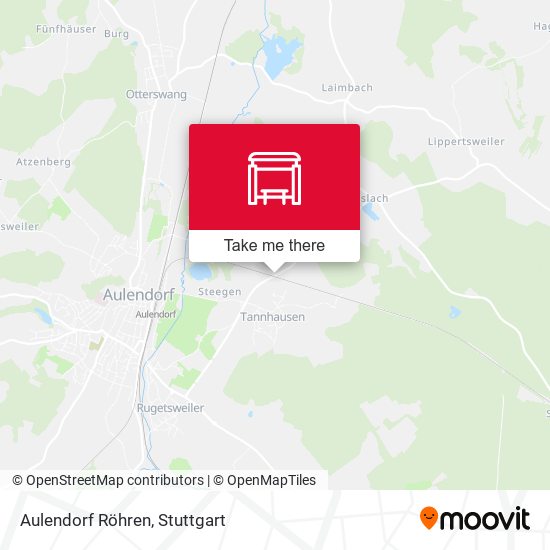 Карта Aulendorf Röhren